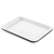TableCraft Products 10347 13" W x 9.5" D x 1 0.13" H 0.25 Size Enamel White With Black Rim Sheet Pan