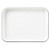 TableCraft Products 10347 13" W x 9.5" D x 1 0.13" H 0.25 Size Enamel White With Black Rim Sheet Pan