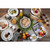 TableCraft Products 10347 13" W x 9.5" D x 1 0.13" H 0.25 Size Enamel White With Black Rim Sheet Pan