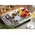 TableCraft Products 10347 13" W x 9.5" D x 1 0.13" H 0.25 Size Enamel White With Black Rim Sheet Pan