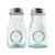 TableCraft Products 6619 12 Oz. Green Tint Glass Bottles Authentic Collection Oil & Vinegar Dispensers