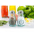 TableCraft Products 6619 12 Oz. Green Tint Glass Bottles Authentic Collection Oil & Vinegar Dispensers