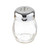 TableCraft Products 260SLCH 6 Oz. Swirl Glass Chrome Plated Top Shaker