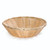 TableCraft Products C1175W 8.5" W x 2.25" H Natural Round Polyprolene Cash & Carry Baskets - 20 Packs of 12