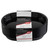 TableCraft Products C1076BK 10-1/2" W x 7" D x 1-1/2" H Black Oval Cash & Carry Chicago Baskets