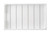 TableCraft Products CRATE11W 20.88" W x 12.75" D x 2.75" H White full Size Rectangular Gastronorm Crate