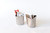 TableCraft Products 10680 3 1/8" x 3 1/8" x 3 3/8" 13 Oz. Square Stainless Steel Stonewashed Finish Fry Cup