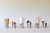 TableCraft Products 10680 3 1/8" x 3 1/8" x 3 3/8" 13 Oz. Square Stainless Steel Stonewashed Finish Fry Cup