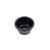 TableCraft Products RAM2BK 2 Oz. Melamine Black Plain Ramekin - 12/Case