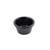 TableCraft Products RAM2BK 2 Oz. Melamine Black Plain Ramekin - 12/Case