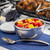 TableCraft Products 5334 13 3/4" Slotted Stainless Steel Dalton Collection Buffet Spoon