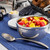 TableCraft Products 5334 13 3/4" Slotted Stainless Steel Dalton Collection Buffet Spoon