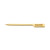 TableCraft Products RARE 3 1/2" Bamboo "Rare" Cash & Carry Meat Marker Pick - 12 Packs of 100