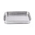 TableCraft Products GPSS120 12" W x 9" D x 1 7/8" H Rectangular Stainless Steel Brickhouse Collection Serving Platter