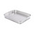 TableCraft Products GPSS120 12" W x 9" D x 1 7/8" H Rectangular Stainless Steel Brickhouse Collection Serving Platter