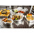 TableCraft Products GPSS120 12" W x 9" D x 1 7/8" H Rectangular Stainless Steel Brickhouse Collection Serving Platter