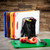 TableCraft Products CBR6BK 12.25" W x 9.5" D x 10" H Black 6 Slots 6 Hooks Cutting Board Storage Rack