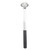 TableCraft Products AM5311BK1 Oz. Stainless Steel Antimicrobial Ladle with 11 1/2" L Black Vinyl Coated Handle