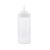 TableCraft Products 11663C 16 oz Clear Standard Cone Squeeze Bottle