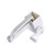 TableCraft Products 174 White Plastic Cash & Carry Cheese Grater