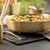 TableCraft Products 10740 8-1/2" Dia. Round Crackle Pattern Aluminum Gold Powder Coated Finish