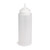 TableCraft Products 3263C 32 oz Clear Natural Standard Cone Squeeze Bottle - 12/Case