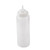 TableCraft Products 3263C 32 oz Clear Natural Standard Cone Squeeze Bottle - 12/Case