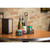 TableCraft Products BK256 3" W x 2.5" D x 2" H Black Rectangular Mediterranean Collection Sugar Packet Holder - 12/Case