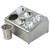 TableCraft Products 7062 15" W x 12 1/4" D x 7 1/2" H Two Tier 6 Holes Stainless Steel Flatware Cylinder Holder