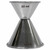 TableCraft Products H1206  1 Oz. x 2 Oz. Stainless Steel Cash & Carry Jigger - 6/Case