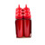 TableCraft Products C11253K 12 Oz. Red Cash & Carry WideMouth Squeeze Bottle 53mm Opening