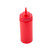 TableCraft Products C11253K 12 Oz. Red Cash & Carry WideMouth Squeeze Bottle 53mm Opening