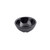 TableCraft Products RAM3RBK 3 Oz. Round Melamine Black Ribbed SaferFoods Solutions Ramekin - 12/Case