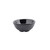 TableCraft Products RAM3RBK 3 Oz. Round Melamine Black Ribbed SaferFoods Solutions Ramekin - 12/Case