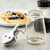 TableCraft Products 1371 12 Oz. Chrome Plated Metal Top Modern Glass Dispenser