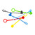 TableCraft Products C100TA Assorted Tethered Cap Fits All Standard Cone Tip Tops