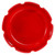 TableCraft Products ST365R-1 3 3/4" Dia. x 1 3/4" Red Melamine Deepwell Economy Ashtray
