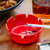 TableCraft Products ST365R-1 3 3/4" Dia. x 1 3/4" Red Melamine Deepwell Economy Ashtray
