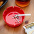 TableCraft Products ST365R-1 3 3/4" Dia. x 1 3/4" Red Melamine Deepwell Economy Ashtray