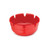 TableCraft Products ST365R-1 3 3/4" Dia. x 1 3/4" Red Melamine Deepwell Economy Ashtray
