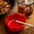 TableCraft Products ST365R-1 3 3/4" Dia. x 1 3/4" Red Melamine Deepwell Economy Ashtray