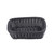 TableCraft Products M2485 11 1/2" W x 8 1/2" D x 3 1/2" H Black Rectangular Polypropylene Ridal Collection Basket - 6/Case