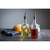 TableCraft Products H932 17 1/2 Oz. Clear Glass Olive Oil Bottle With Stainless Steel Pourer