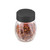 TableCraft Products 10327 6 Oz. Black Glass Flip Top Plastic Lid Shaker