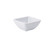 TableCraft Products RAMS4W 4 Oz. Square Melamine White Ribbed SaferFoods Solutions Ramekin - 12/Case
