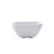 TableCraft Products RAMS4W 4 Oz. Square Melamine White Ribbed SaferFoods Solutions Ramekin - 12/Case