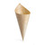 TableCraft Products BAMDCN6 3 Oz. Pinewood Cash & Carry Disposable Serving Cone