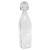 TableCraft Products RSB33 34 Oz. Resealable Transparent Cash & Carry Prima Glass Bottle