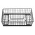 TableCraft Products GMT21125 20-1/2" W x 12" D x 5" H Black Rectangular Metal Grand Master Transformer Collection Transformer Basket