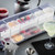 TableCraft Products BCD6000 20" W x 6 1/4" D x 6 1/2" H Black And Clear Plastic Cash & Carry First in First Out Garnish Station